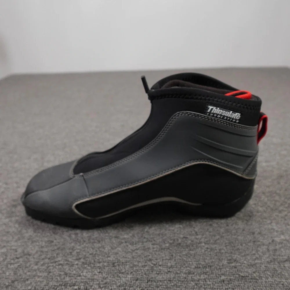 Fischer XC Comfort Nordic Ski Boots Mens 14 EU48 Black Thinsulate Lugged Sole
